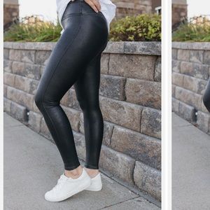 Spanx faux leather leggings